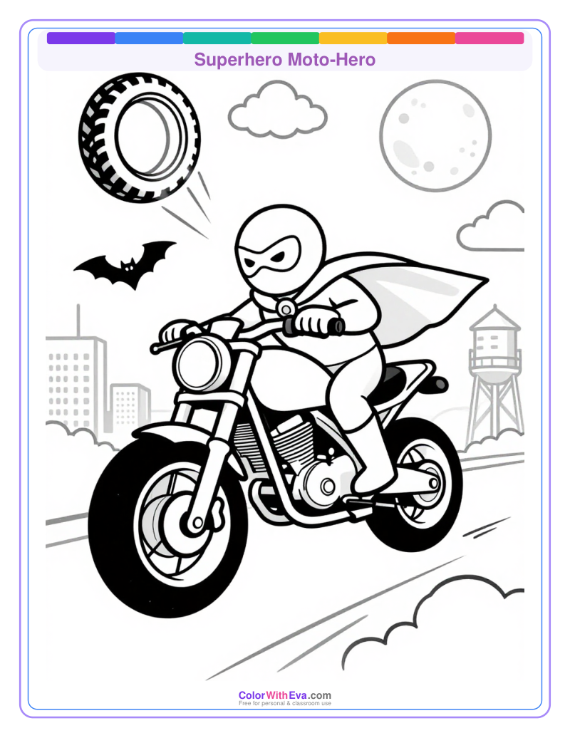 Superhero Moto-Hero preview