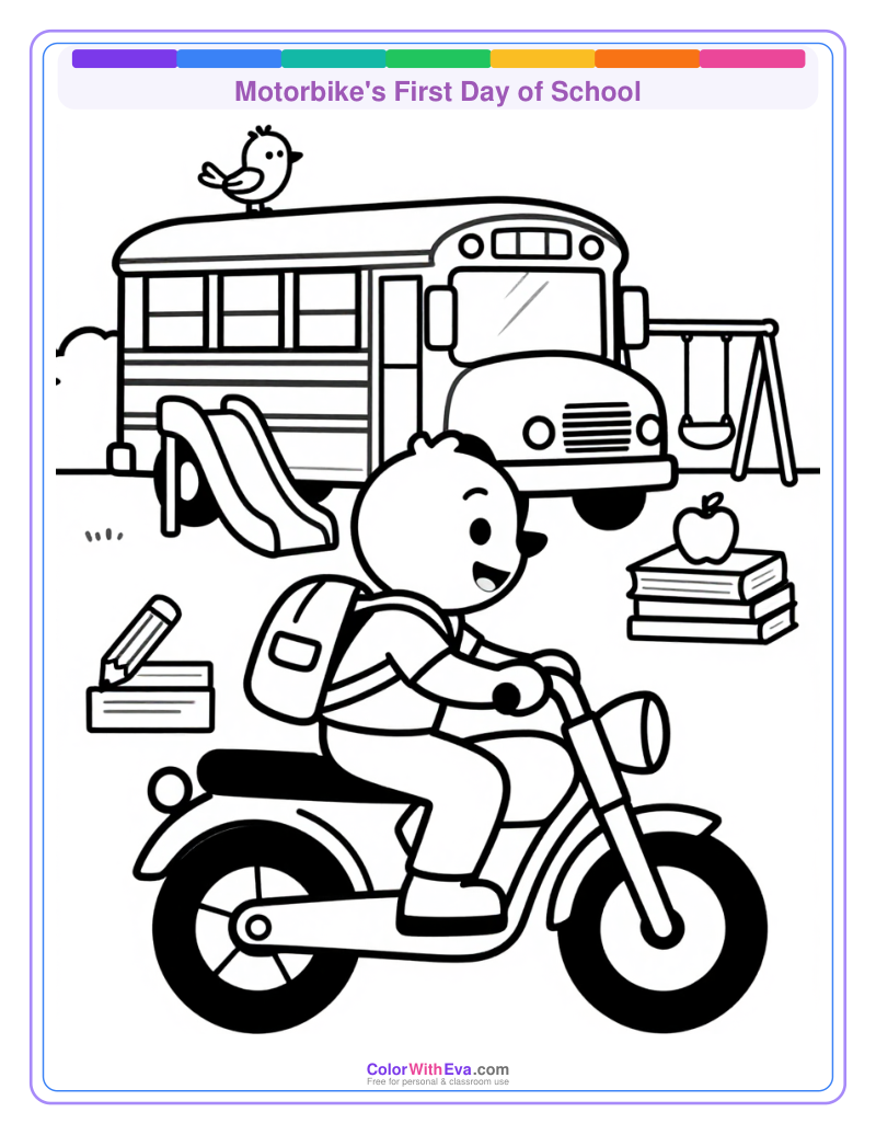 Motorbike's First Day of School thumbnail