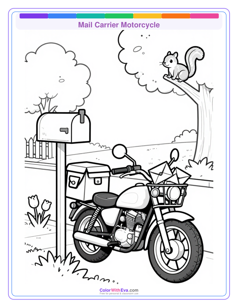 Mail Carrier Motorcycle preview