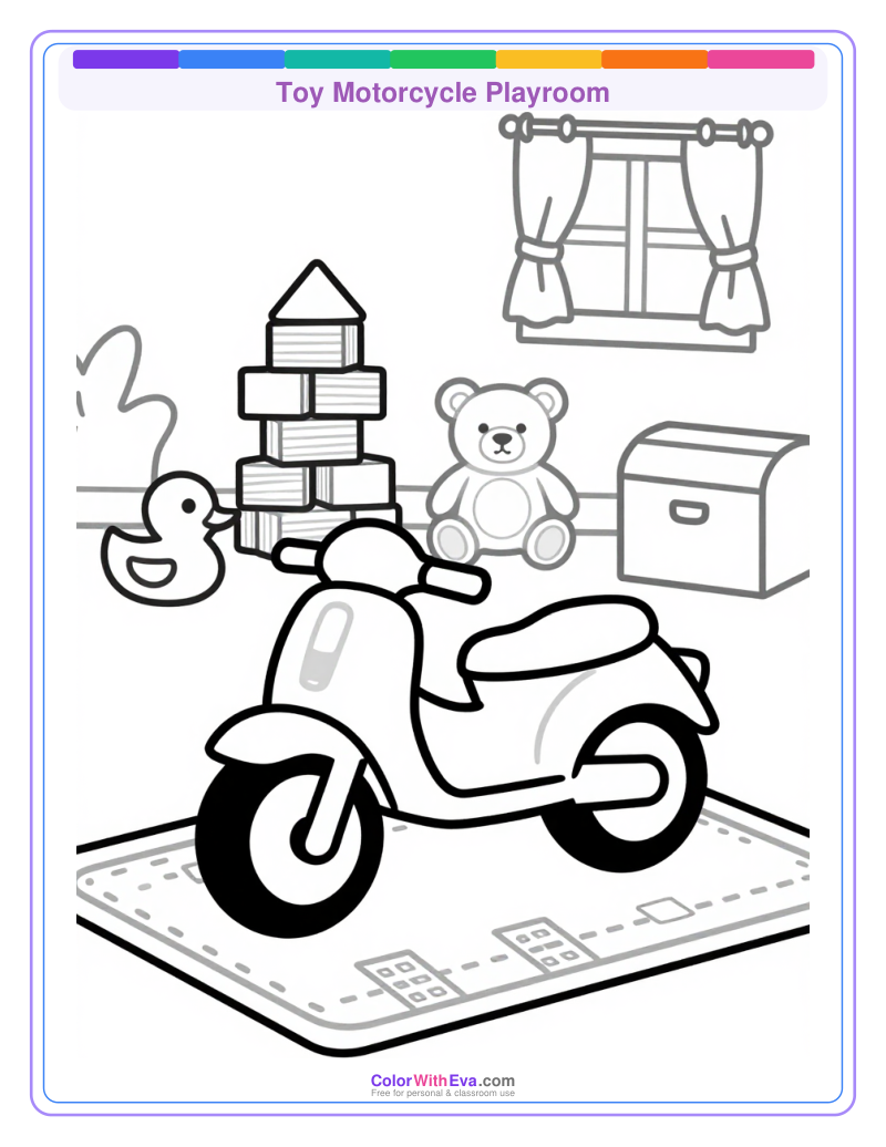 Toy Motorcycle Playroom preview