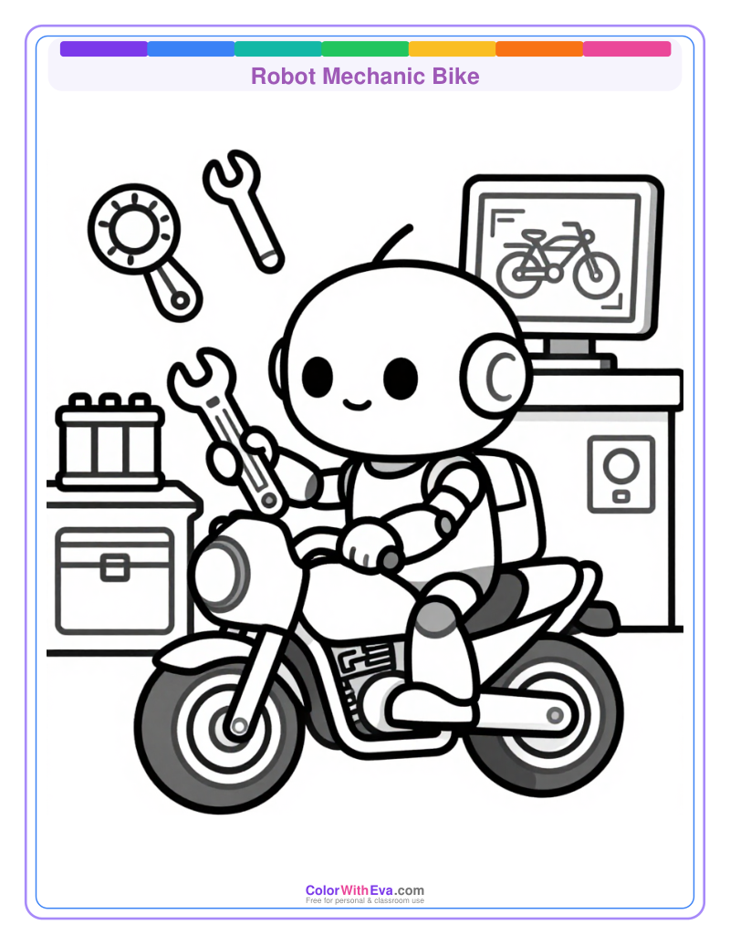 Robot Mechanic Bike preview