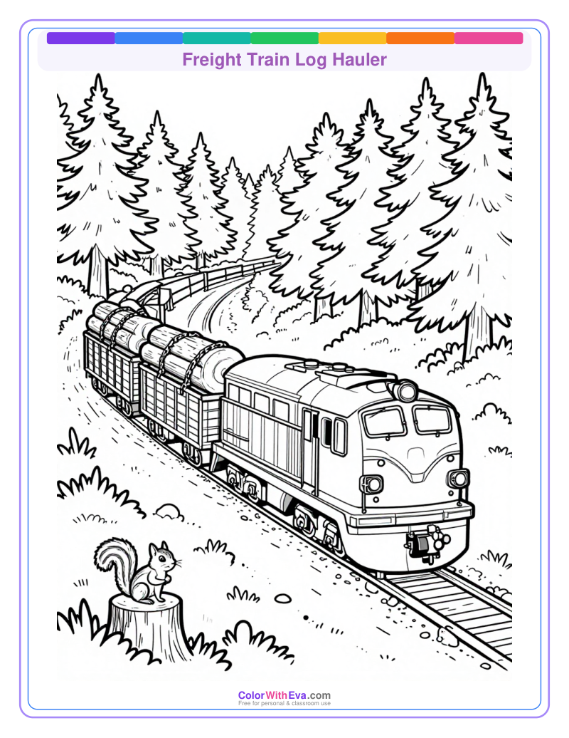Freight Train Log Hauler preview