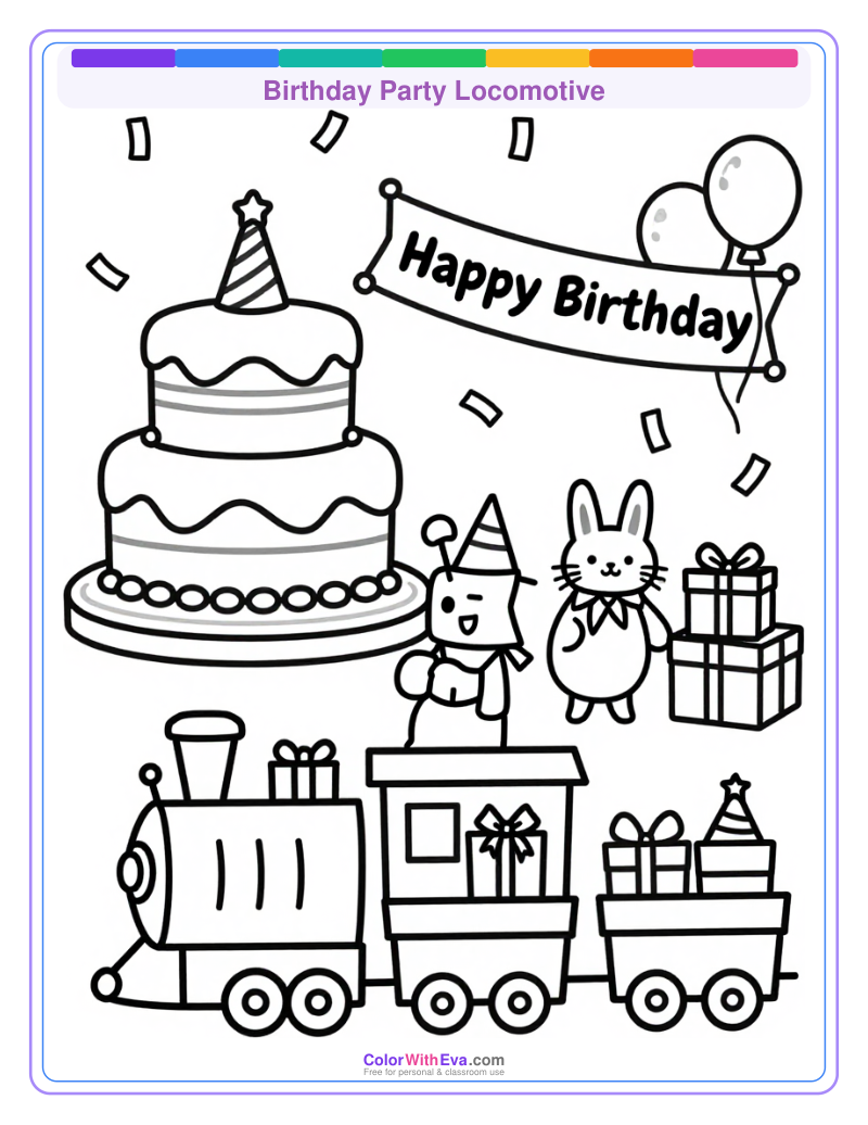 Birthday Party Locomotive thumbnail