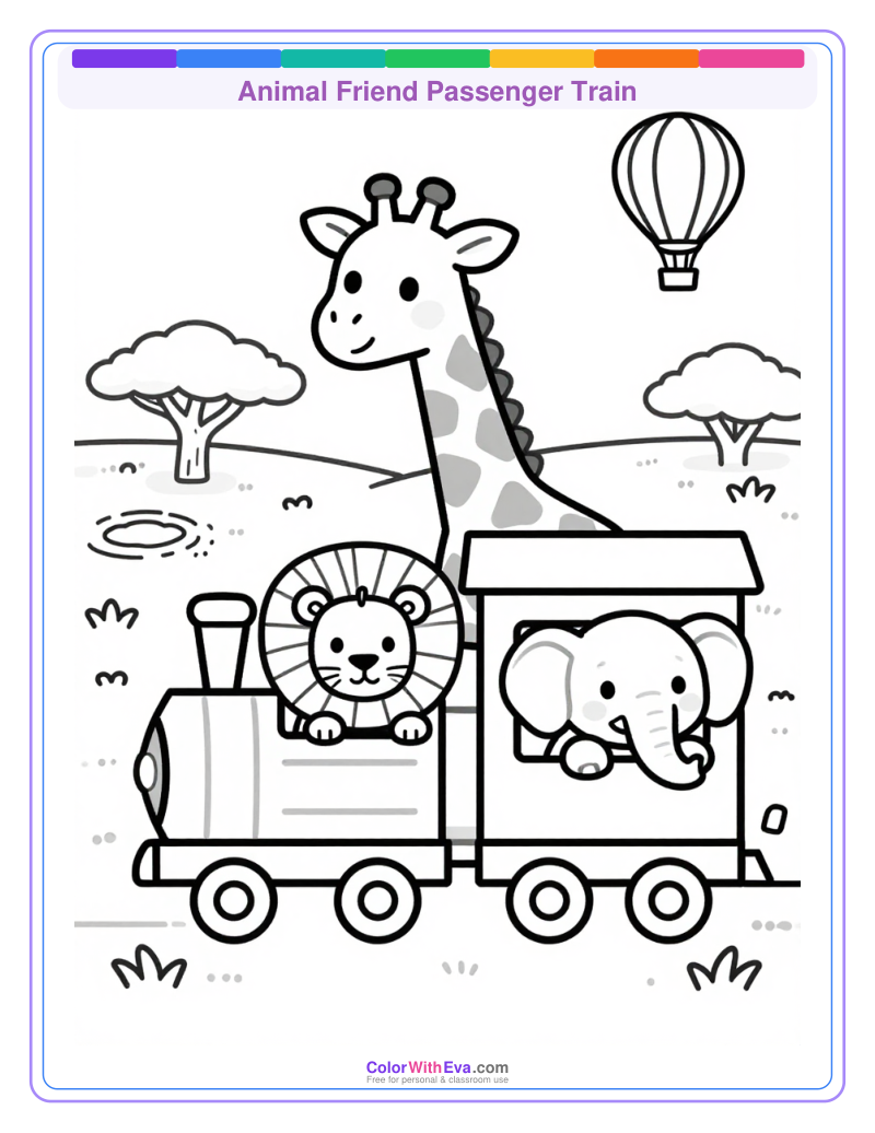 Animal Friend Passenger Train preview