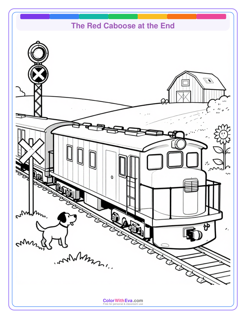 The Red Caboose at the End preview
