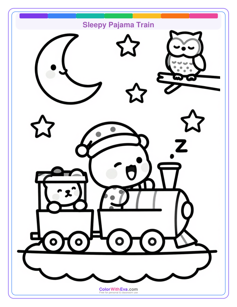Sleepy Pajama Train thumbnail
