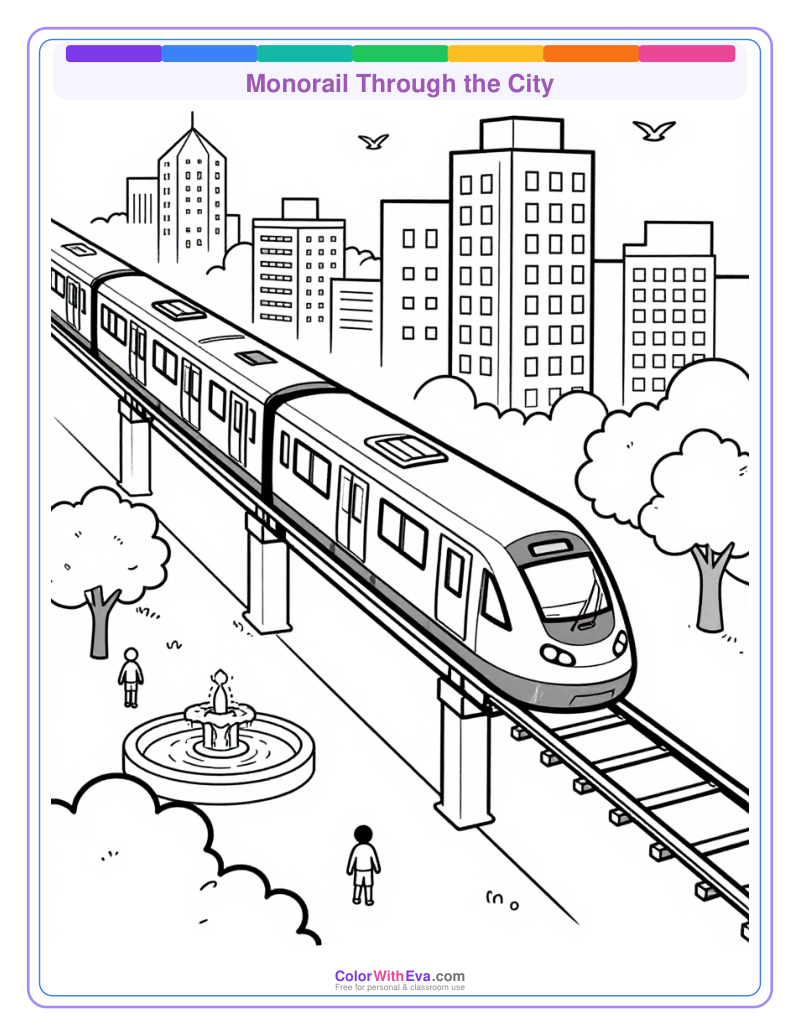 Monorail Through the City preview