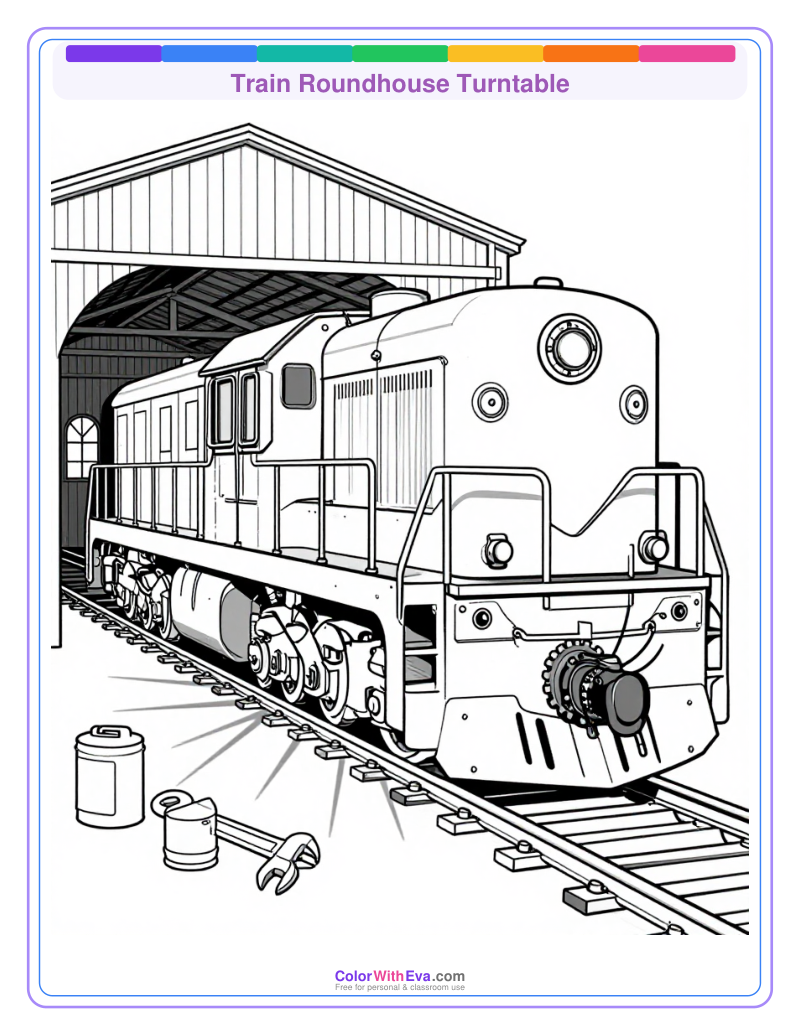 Train Roundhouse Turntable preview