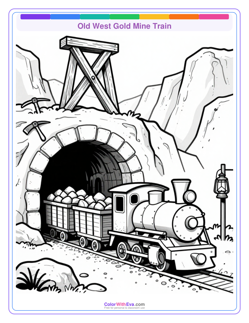 Old West Gold Mine Train preview