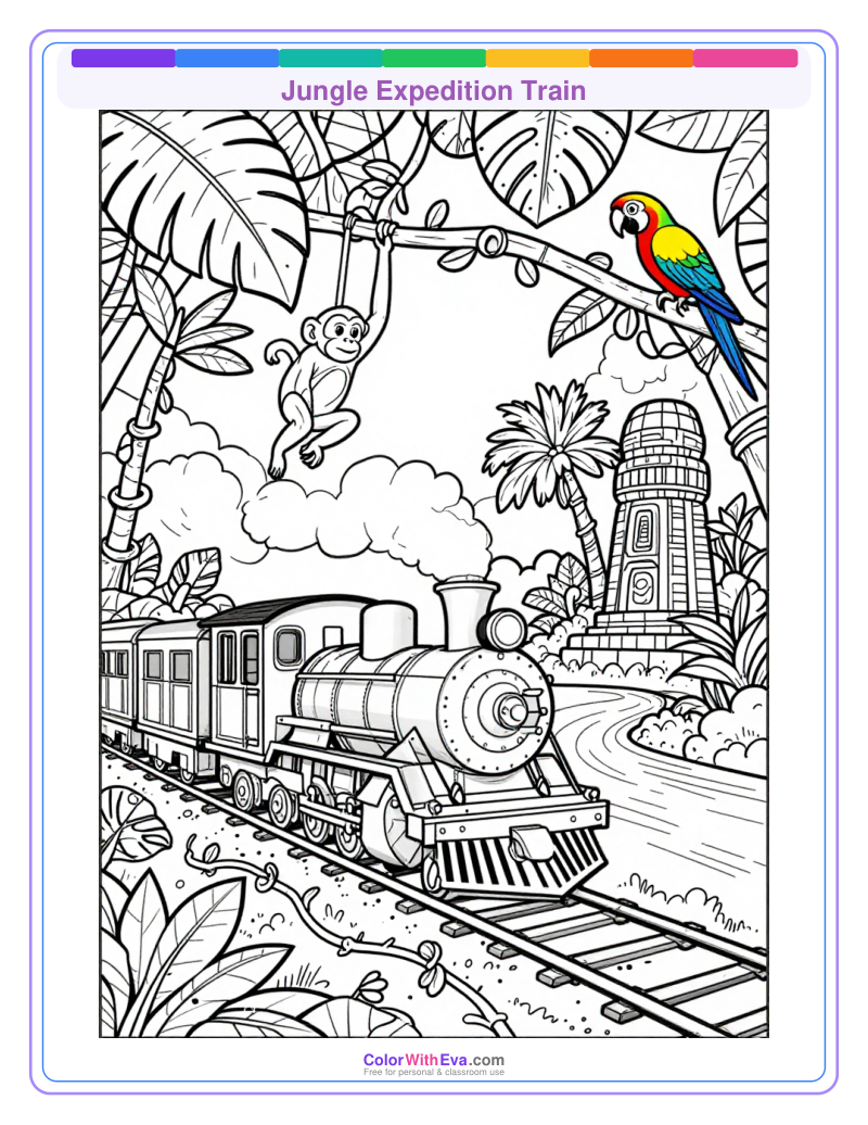 Jungle Expedition Train preview