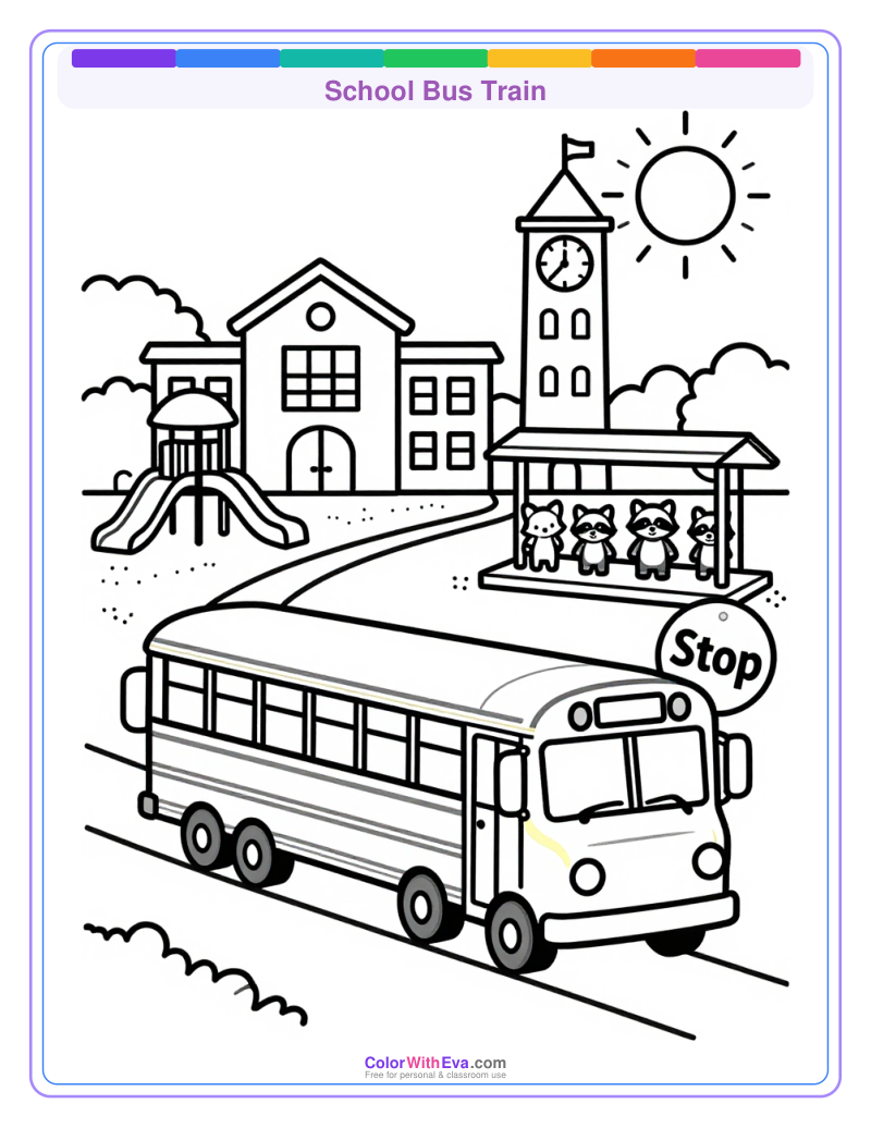 School Bus Train thumbnail