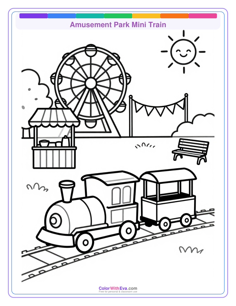 Amusement Park Mini Train preview