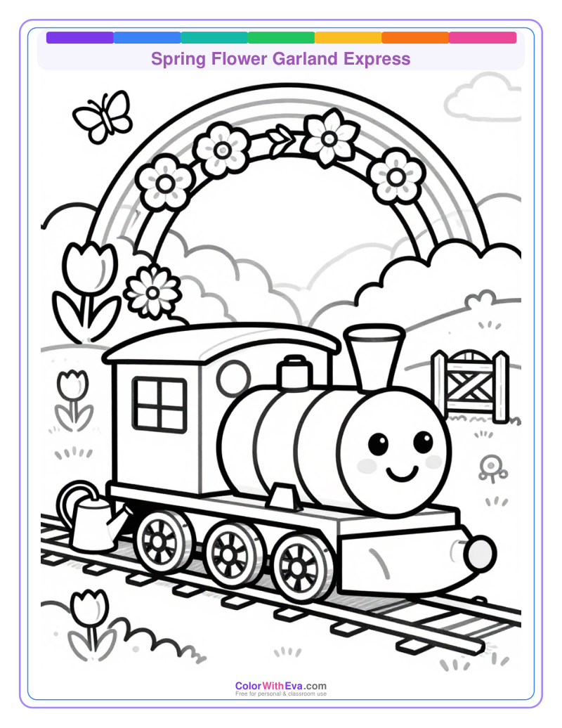 Spring Flower Garland Express preview