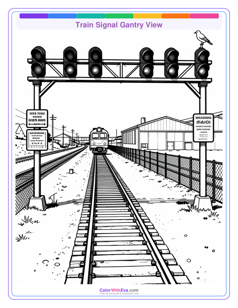 Train Signal Gantry View preview