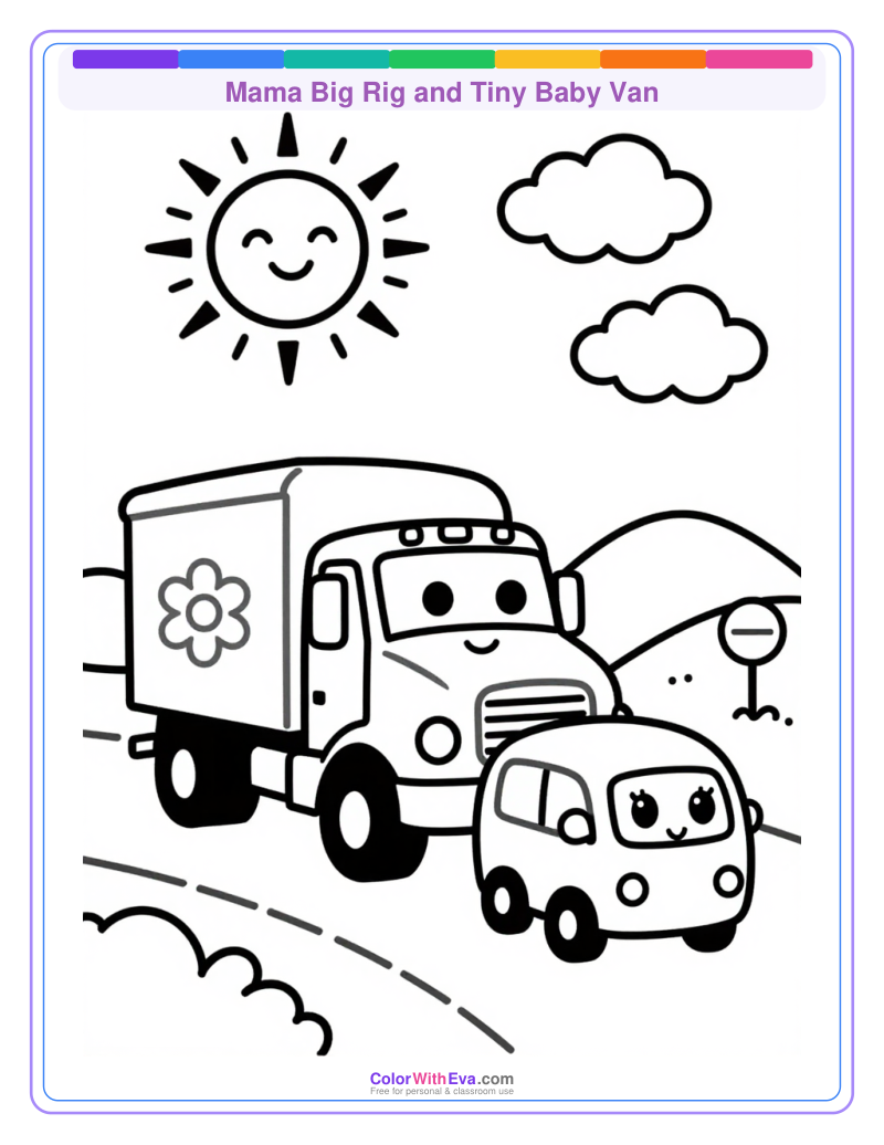 Mama Big Rig and Tiny Baby Van thumbnail