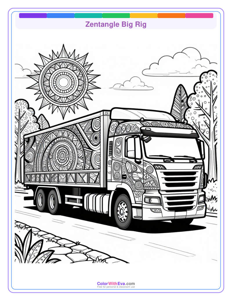 Zentangle Big Rig thumbnail