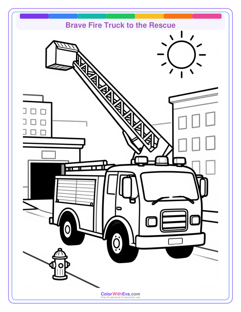 Brave Fire Truck to the Rescue preview