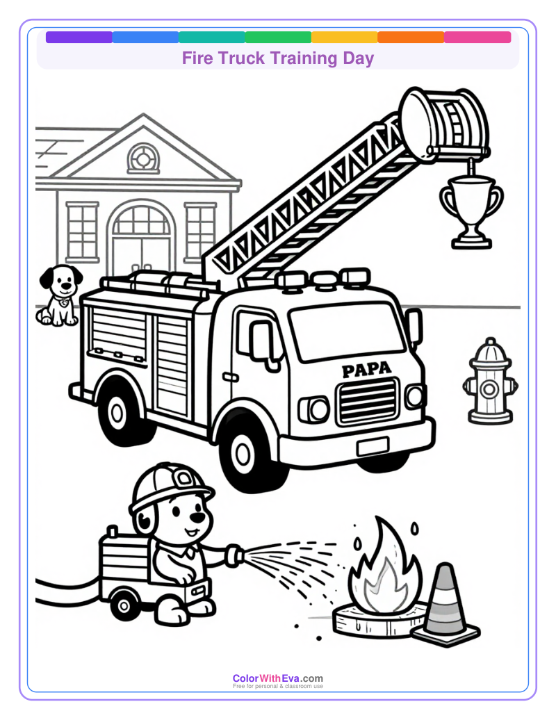 Fire Truck Training Day thumbnail
