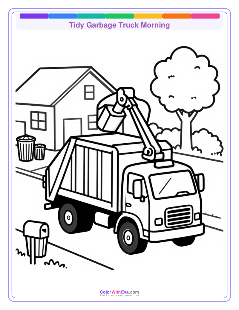 Tidy Garbage Truck Morning preview