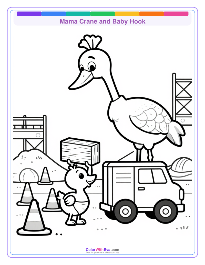 Mama Crane and Baby Hook thumbnail