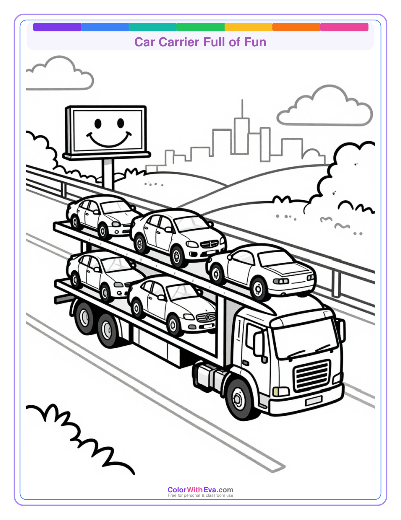 Car Carrier Full of Fun preview