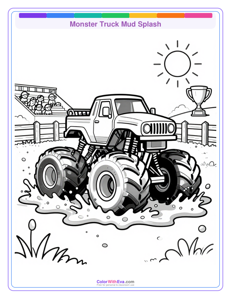 Monster Truck Mud Splash preview