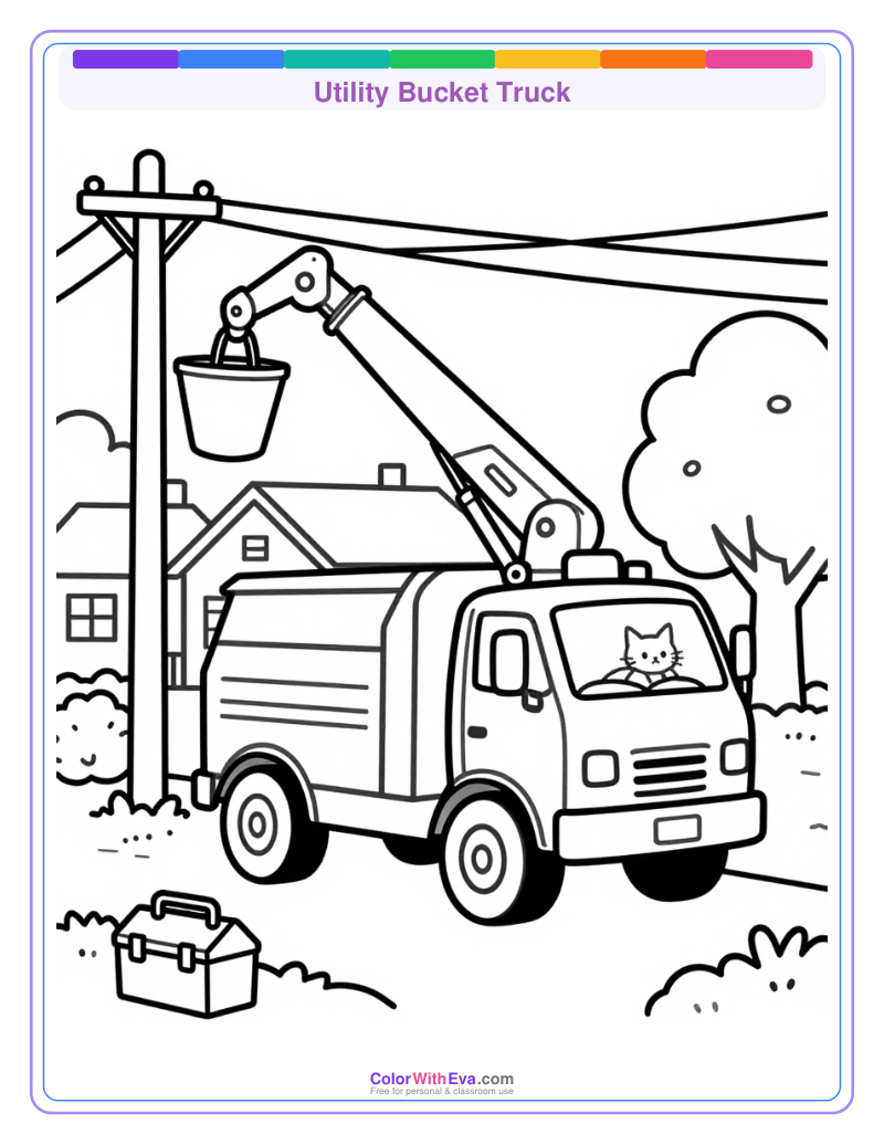 Utility Bucket Truck preview