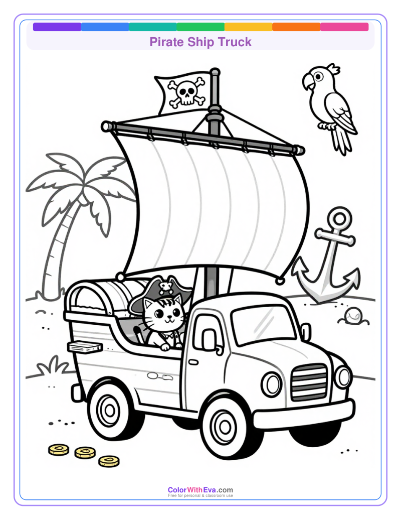 Pirate Ship Truck preview