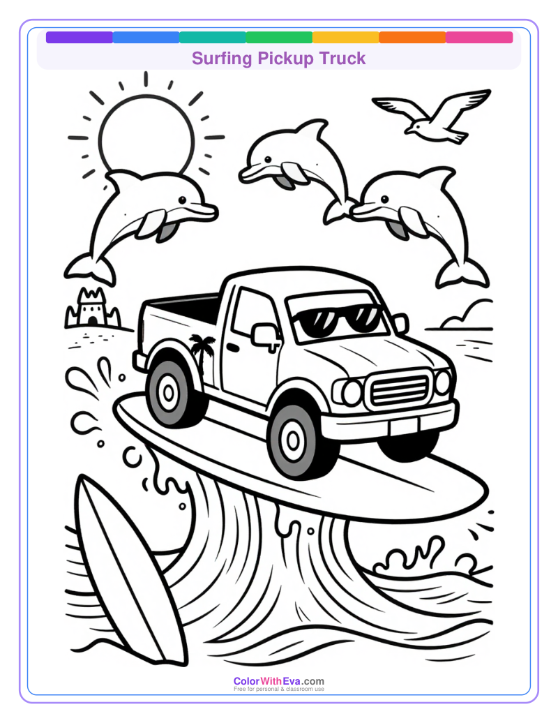 Surfing Pickup Truck thumbnail