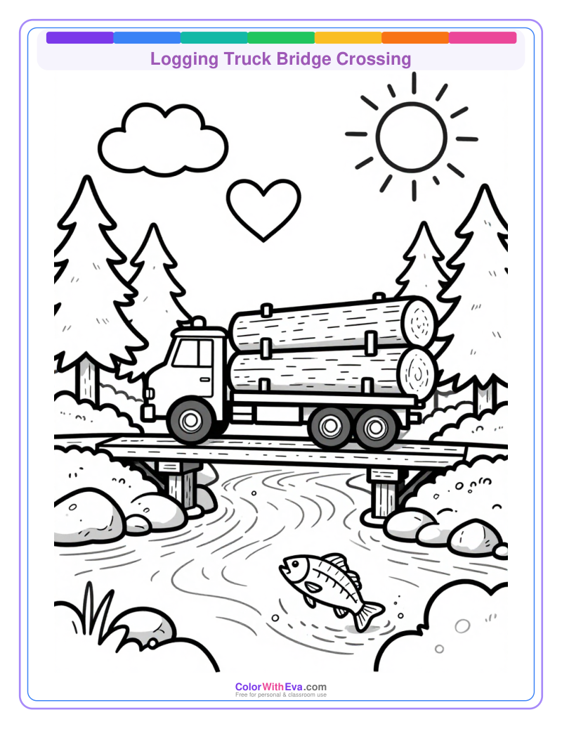 Logging Truck Bridge Crossing preview