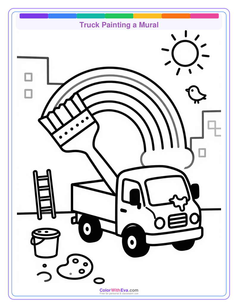 Truck Painting a Mural thumbnail