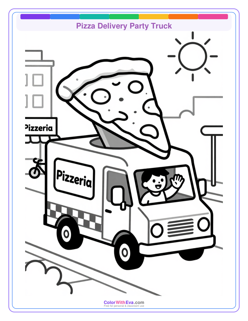 Pizza Delivery Party Truck preview