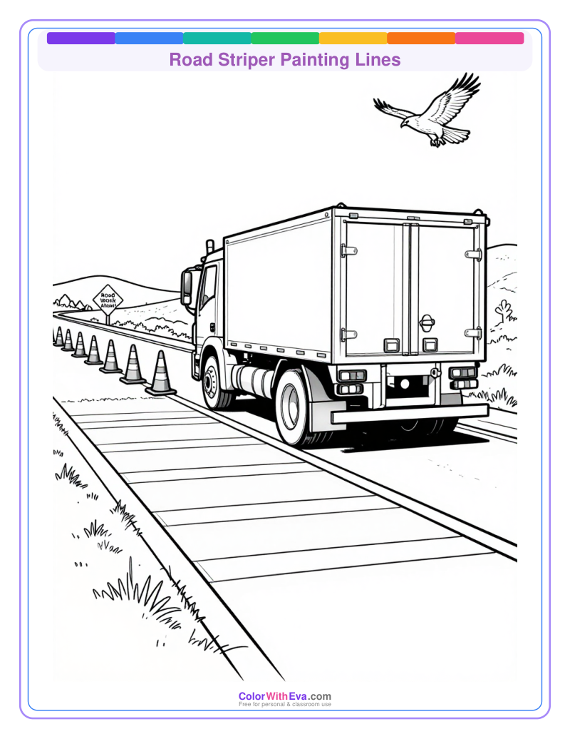 Road Striper Painting Lines preview