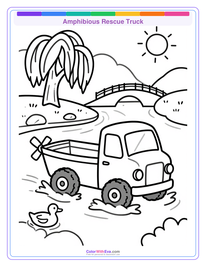 Amphibious Rescue Truck preview