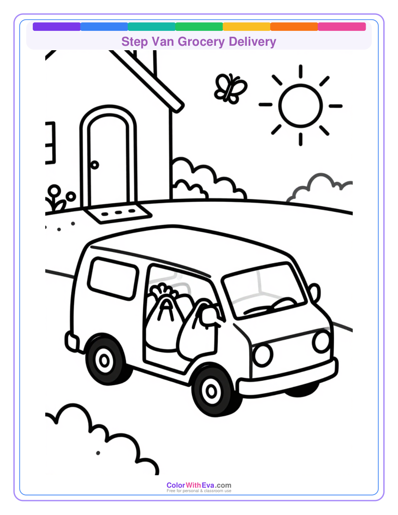 Step Van Grocery Delivery preview