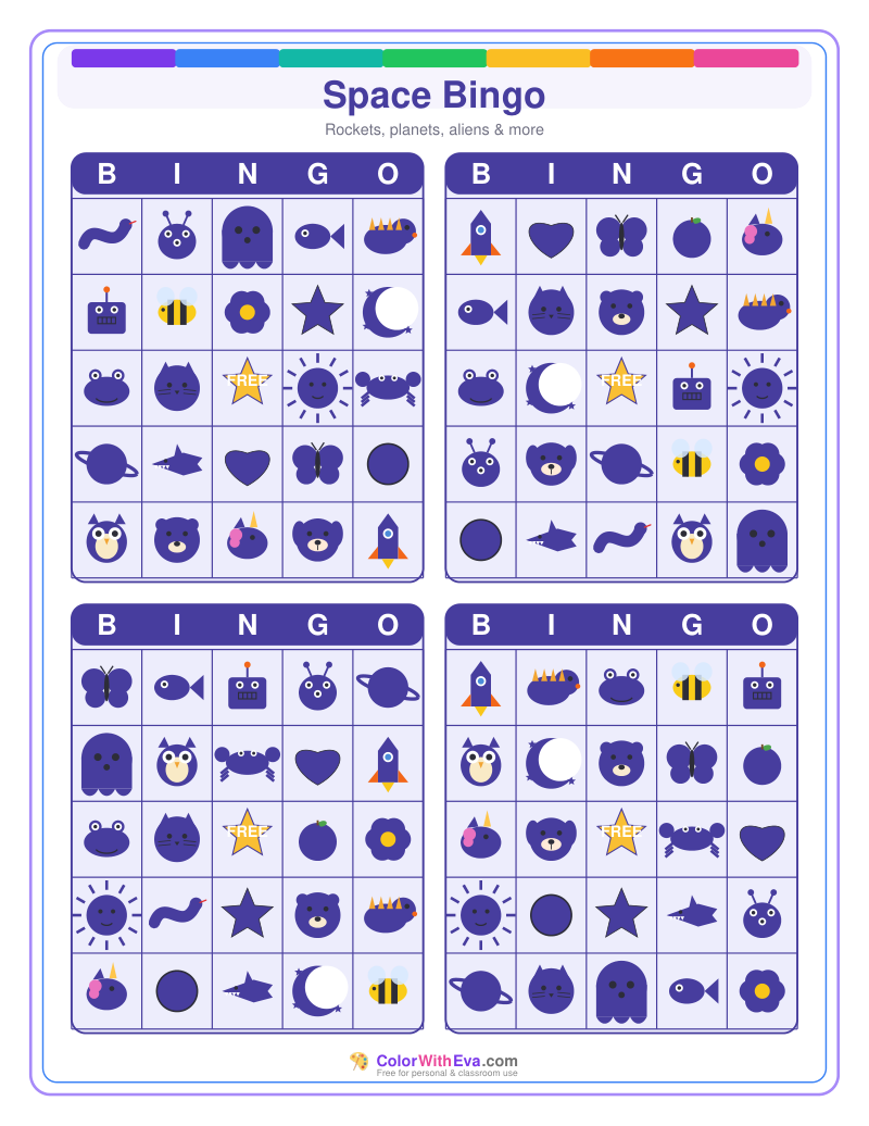 Space Bingo preview
