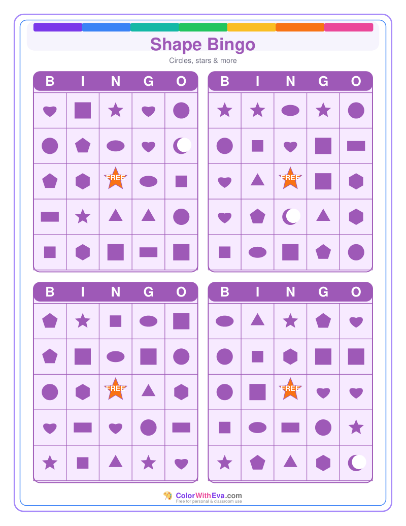 Shape Bingo preview