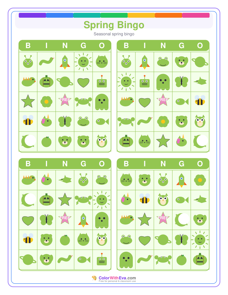 Spring Bingo preview