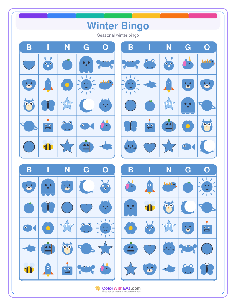 Winter Bingo preview