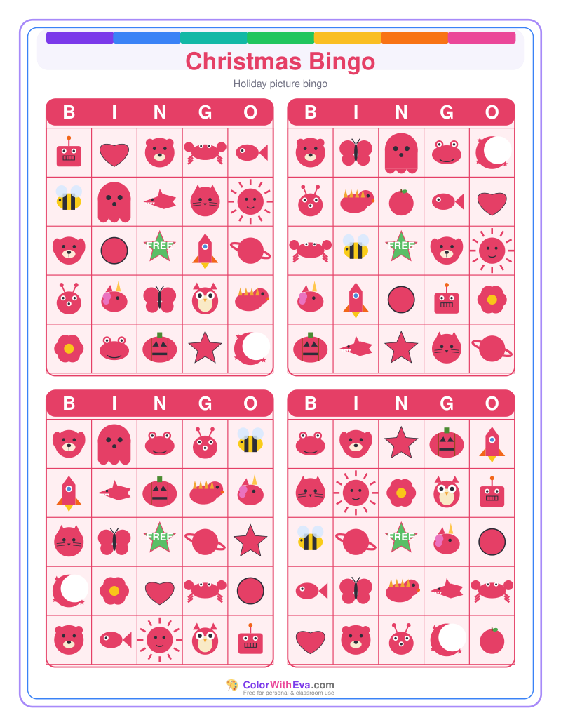 Christmas Bingo preview