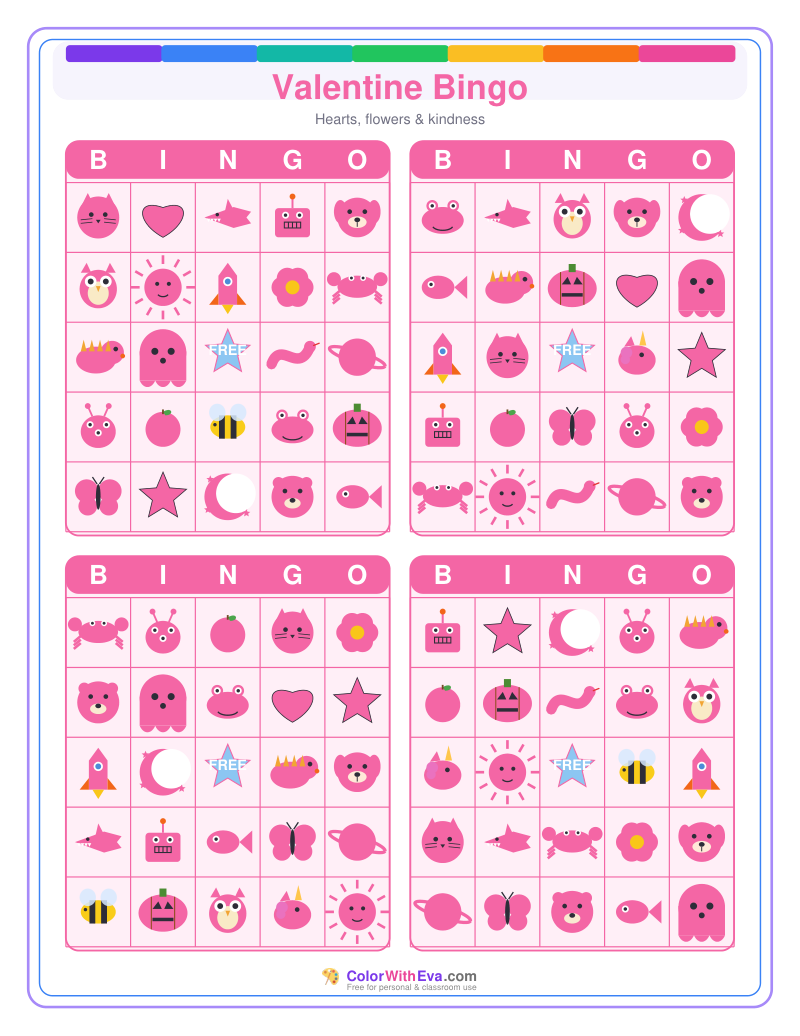 Valentine Bingo preview