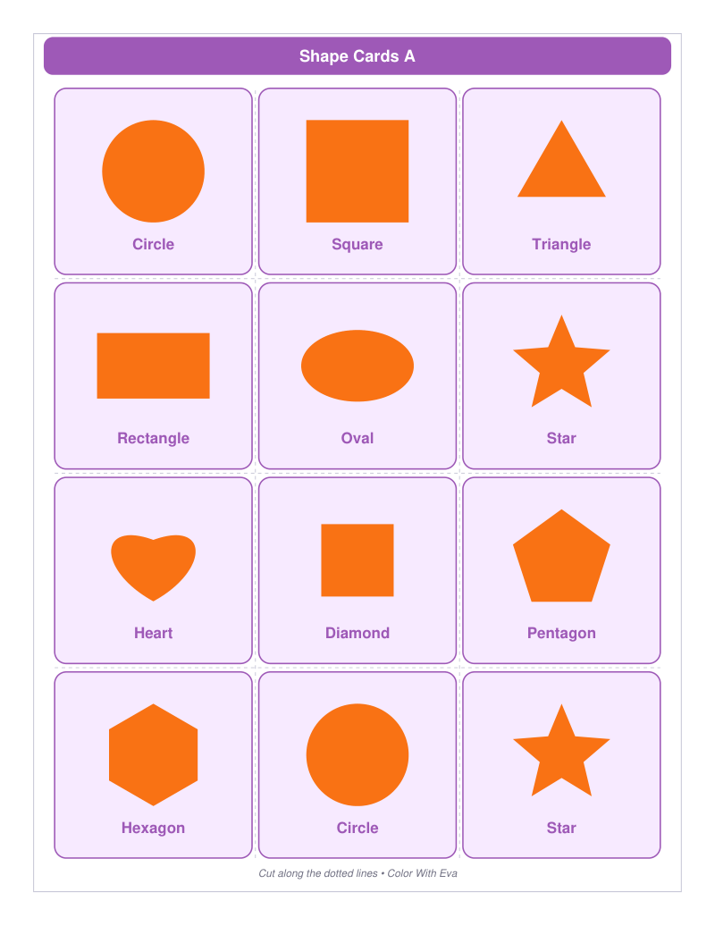 Shape Cards A preview