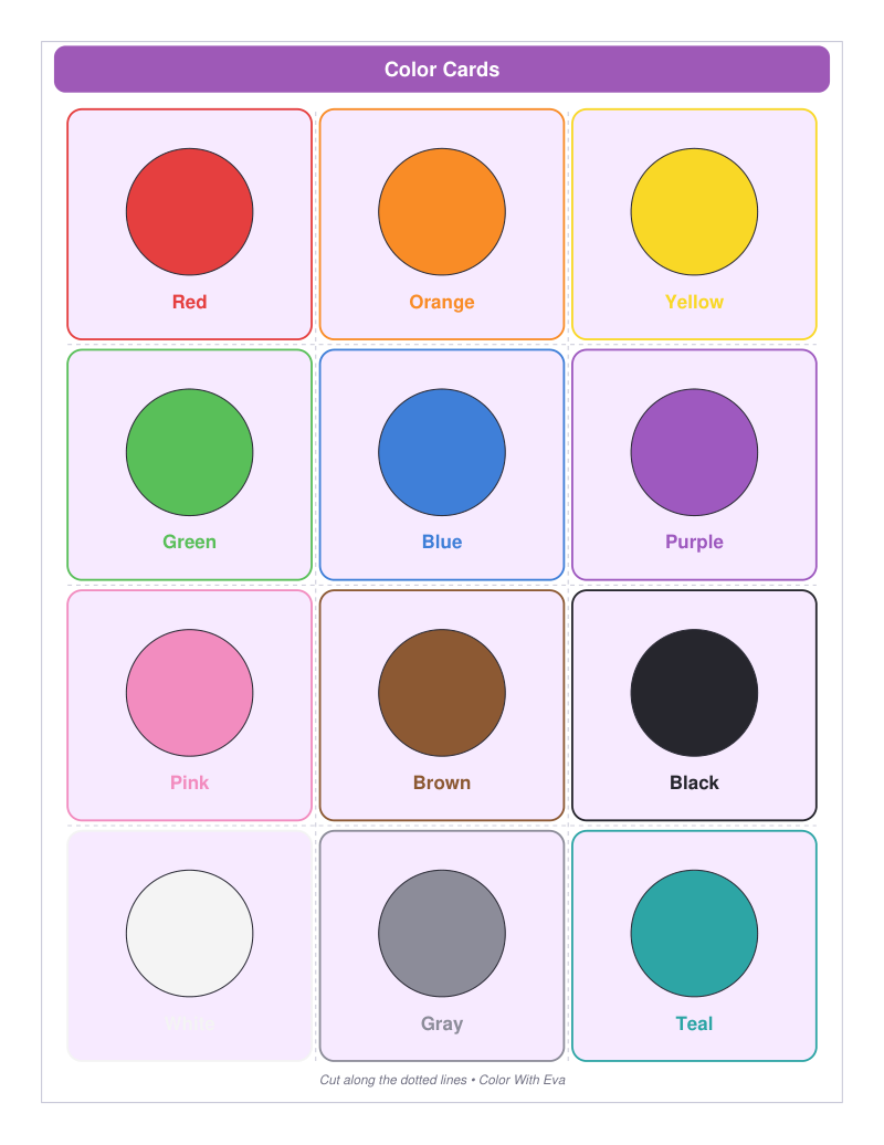 Color Cards preview