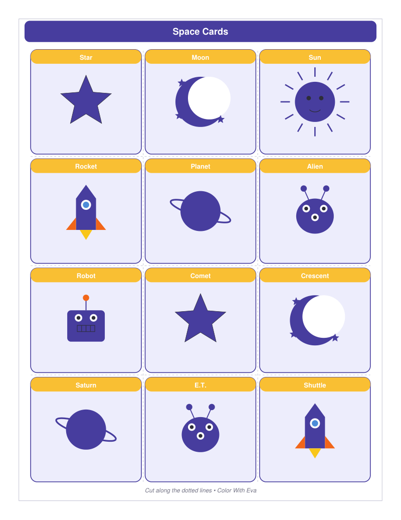 Space Cards preview