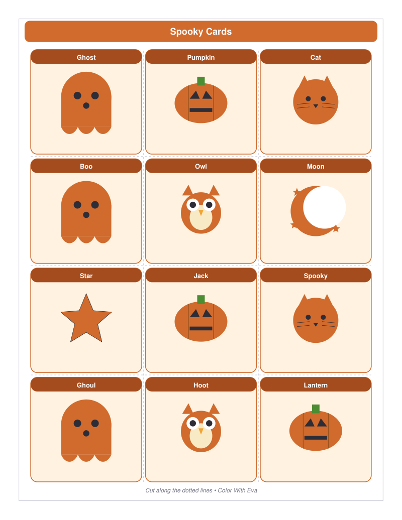 Spooky Cards preview