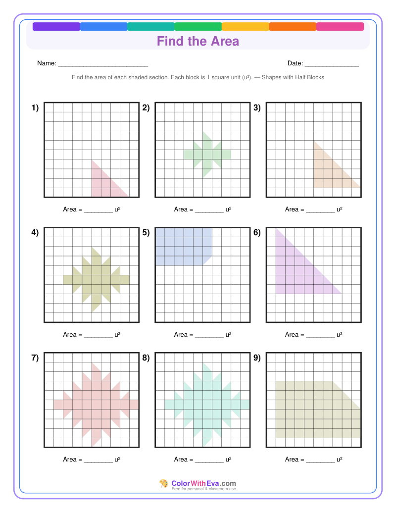 Find the Area: Level 4 (Set 4) thumbnail