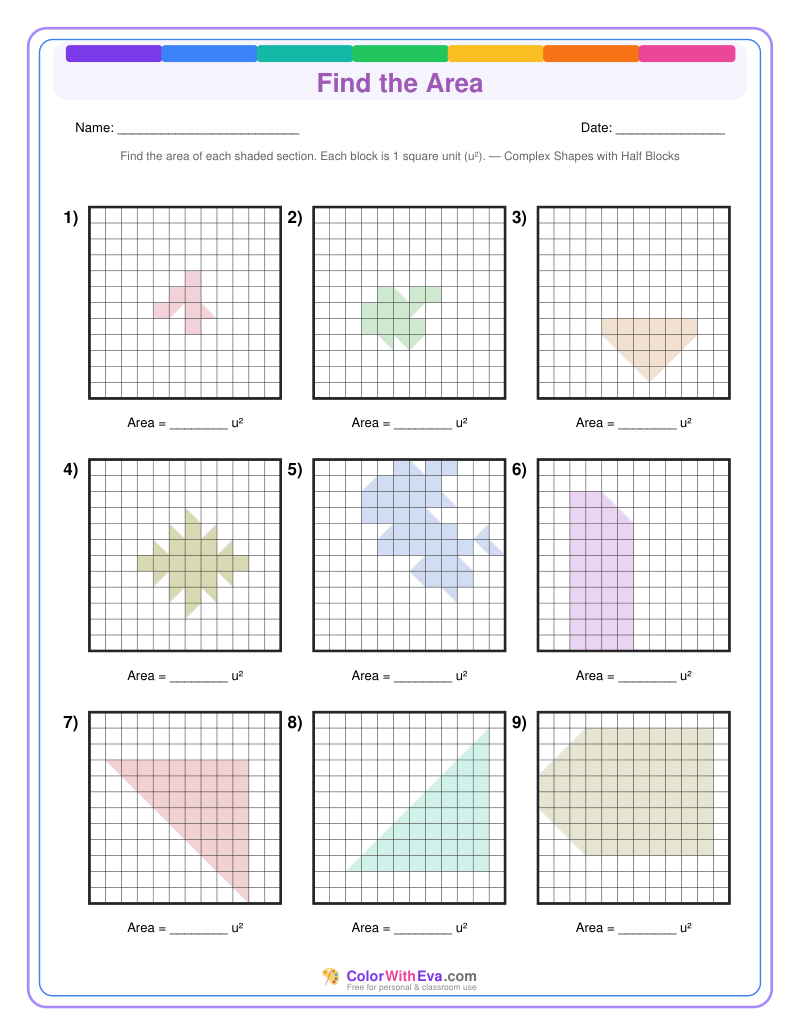 Find the Area: Level 5 (Set 2) thumbnail