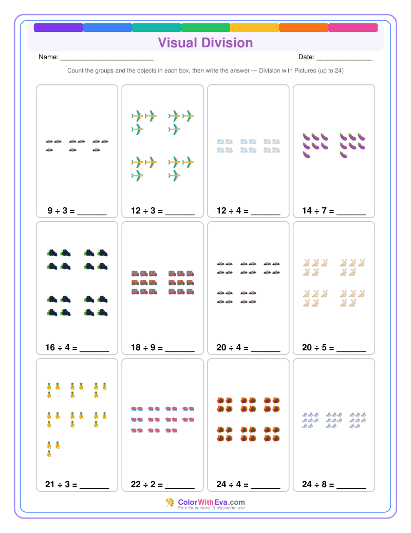 Visual Division: Level 3 (Set 1) thumbnail