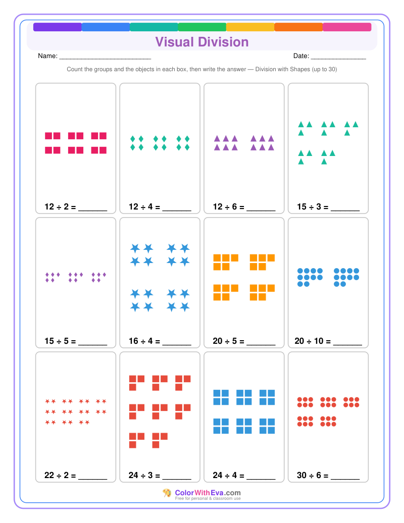 Visual Division: Level 4 (Set 1) thumbnail