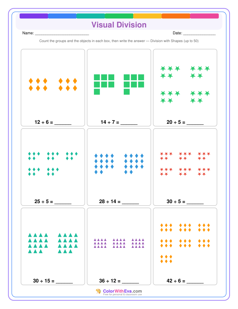 Visual Division: Level 6 (Set 3) thumbnail